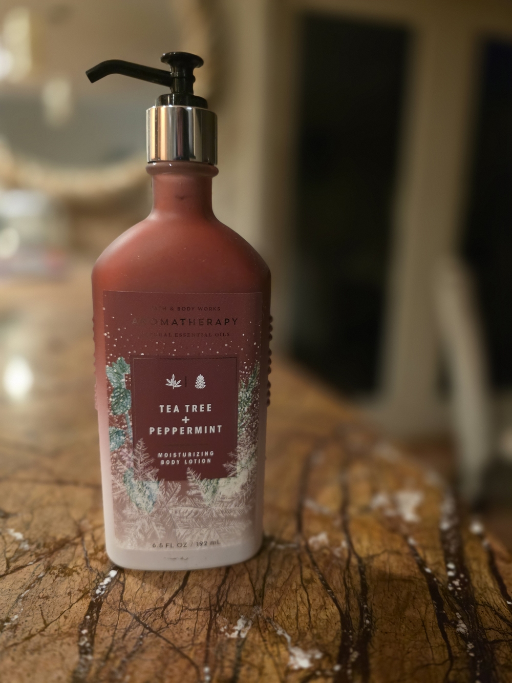 BATH & BODY WORKS TEA TREE PEPPERMINT AROMATHERAPY  6.5 OZ  BODY LOTION NEW!